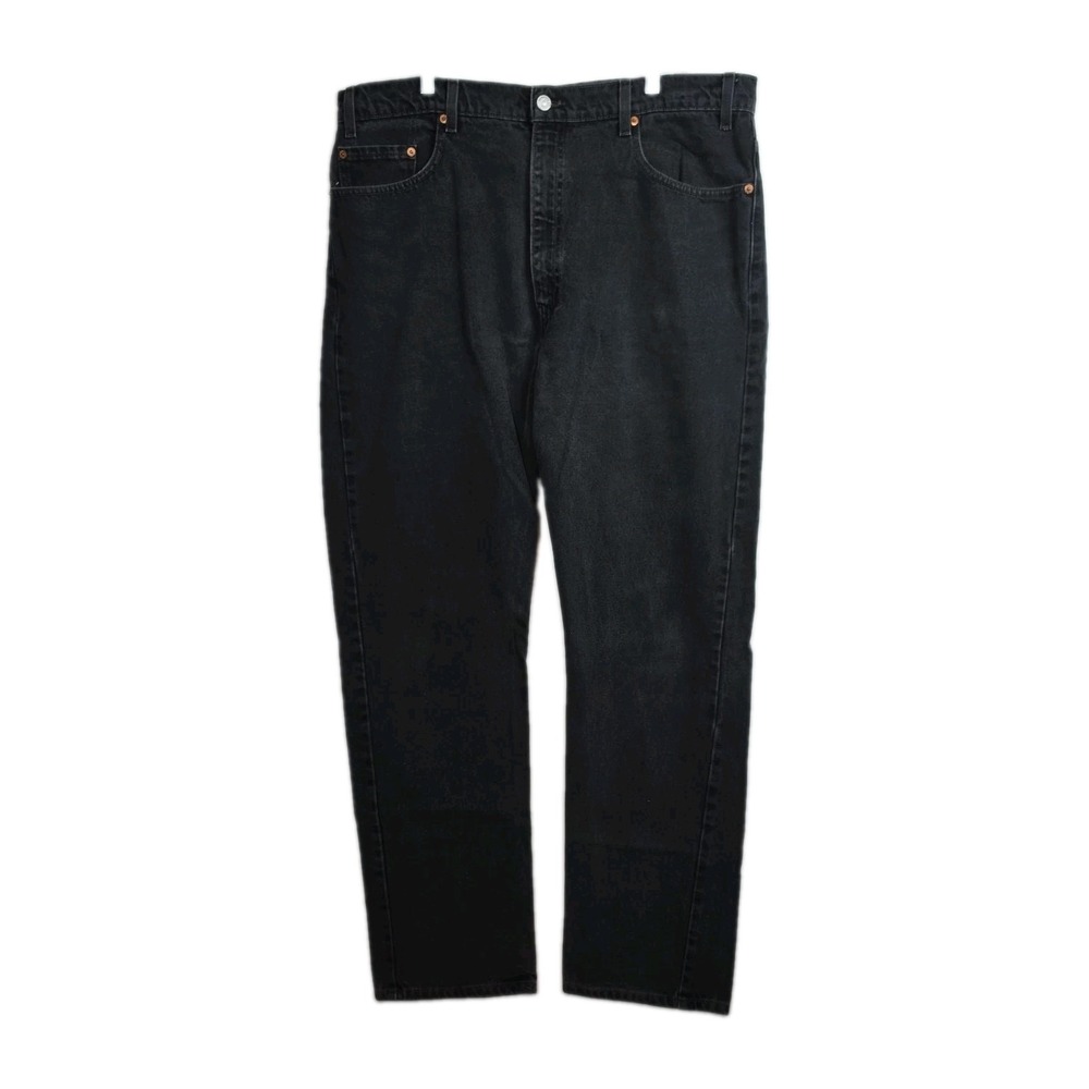 Vintage 1998 Levi's 505 Regular Fit Straight Leg Jeans Men's 40x34 Black